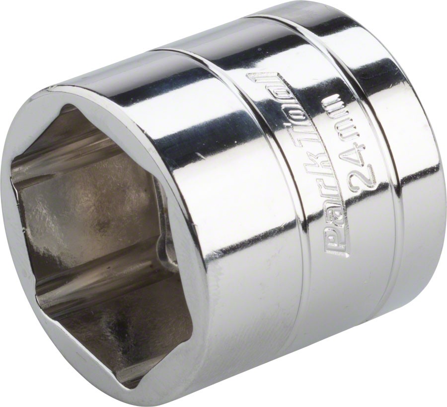 Park 2650 24mm Flat-Faced Socket Bit for SBS/SKT 3/8" Drive Bike Repair