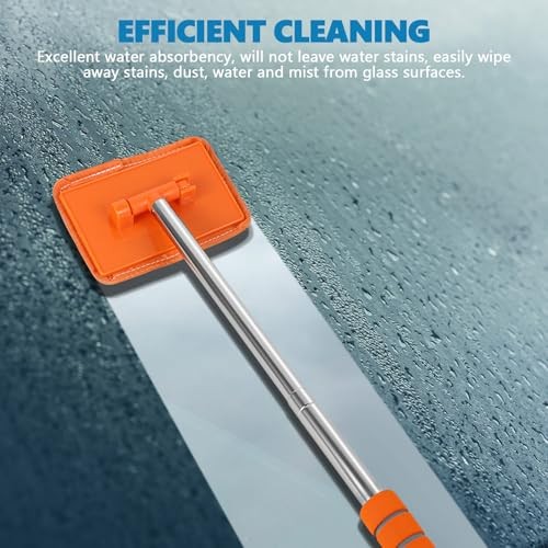 Car Windshield Cleaning Tool, Car Windshield Window Cleaner, Auto Glass Orange