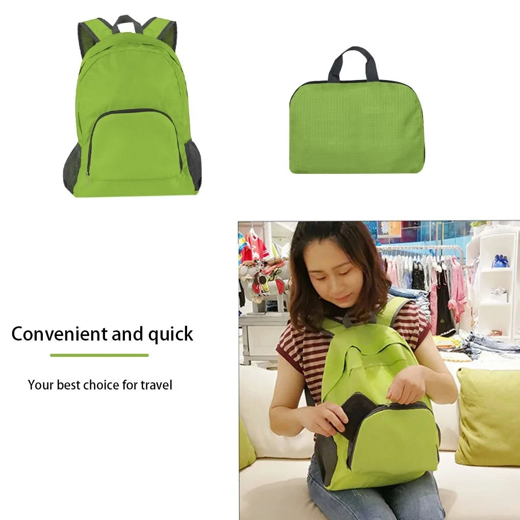 Lightweight Backpack1pc Foldable Travel Backpack Large Capacity Hiking Backpack