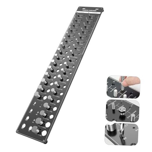 34 Thread Checker, Nut and Bolt Thread Identifier Gauge: Precision Engineered