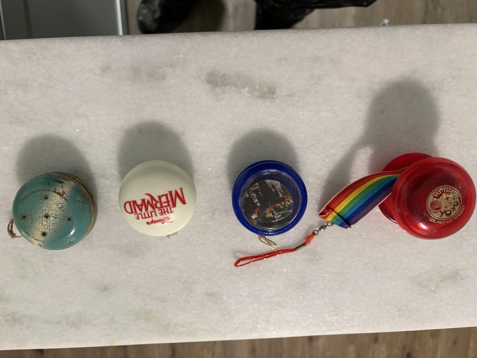 Duncan Lot of 4 Yo-Yos The Little Mermaid Star Trek Vintage 1997 Collectible