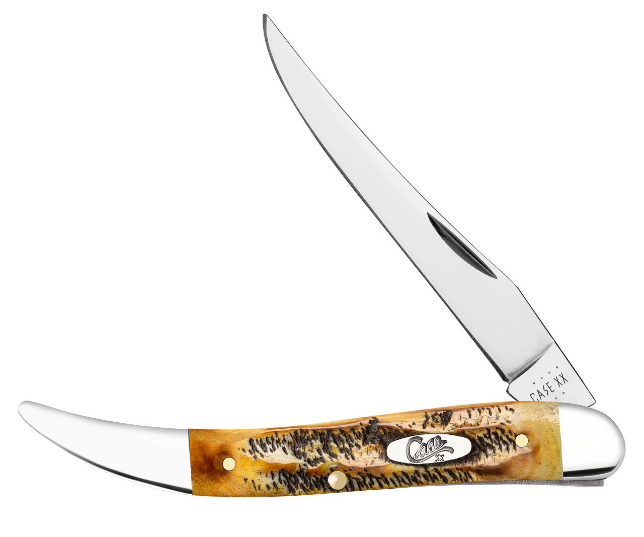 Case xx Knives Medium Toothpick 65328 6.5 BoneStag Pocket Knife Stainless
