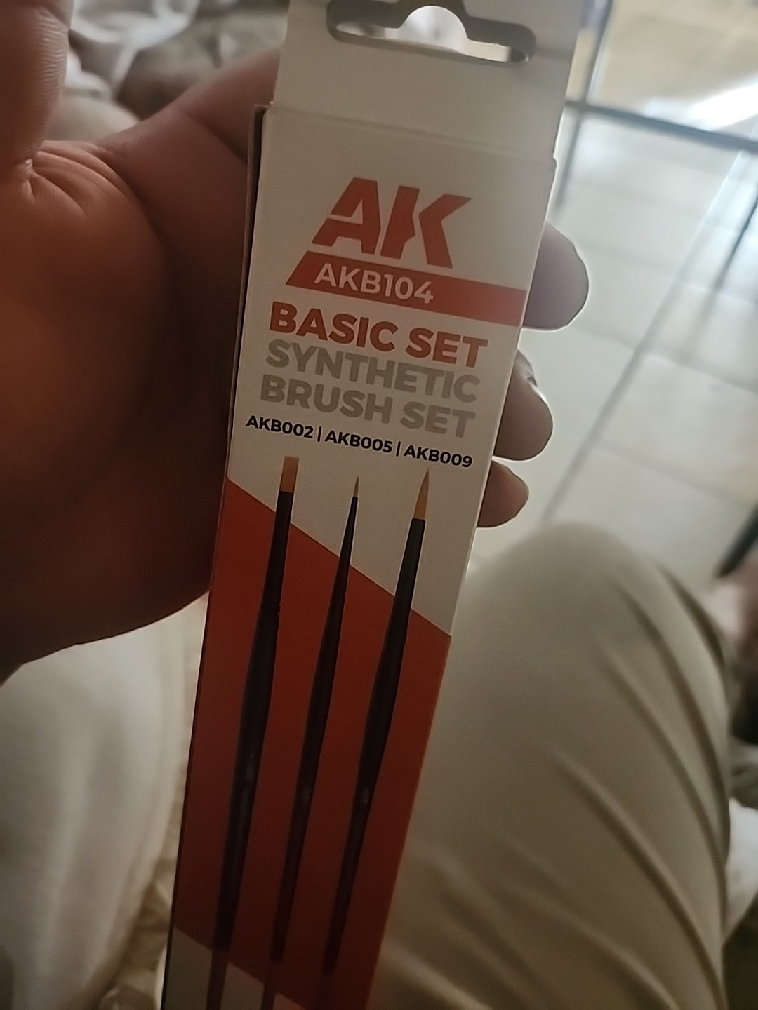 AK Interactive AKB104 Basic Brushes Set (3pcs) - US