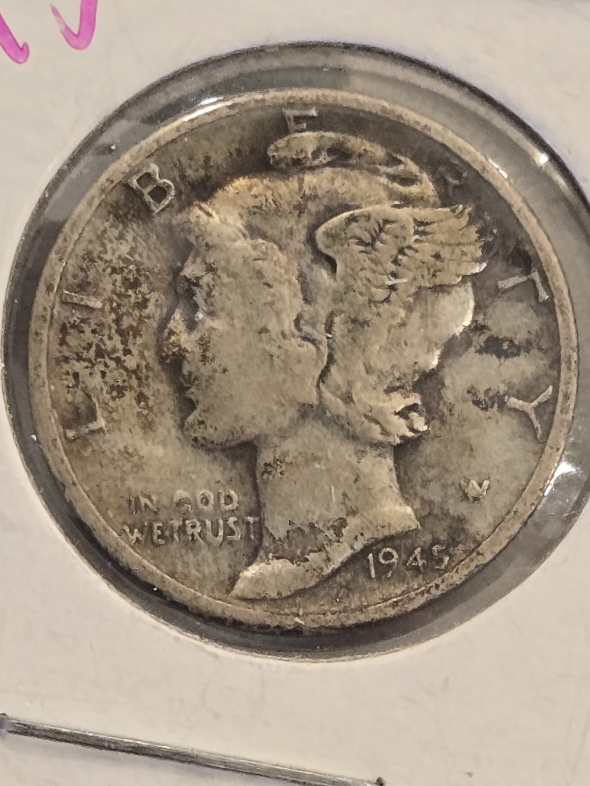1945 Mercury Dime