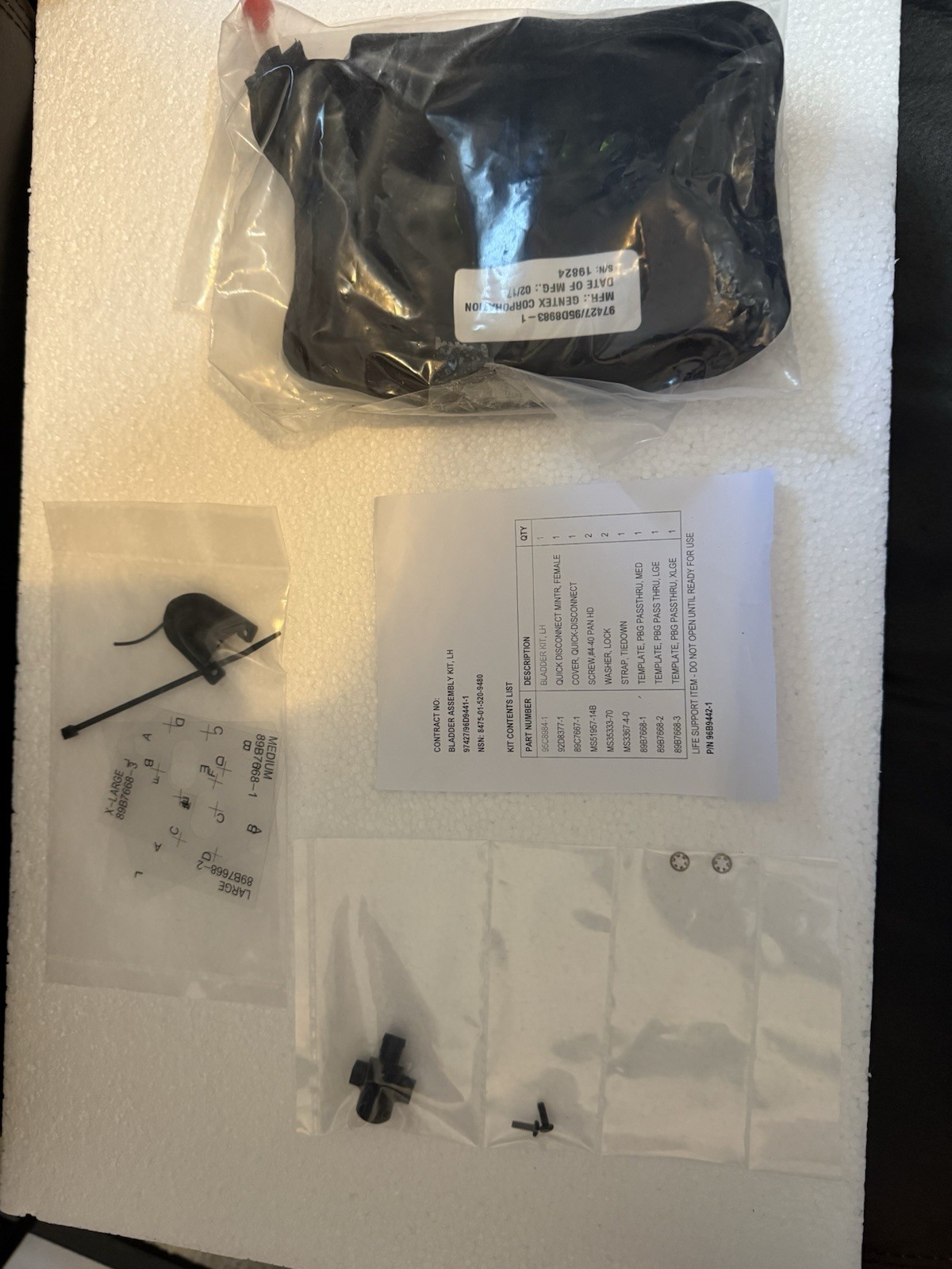Gentex Combat Edge Assembly Kit LH