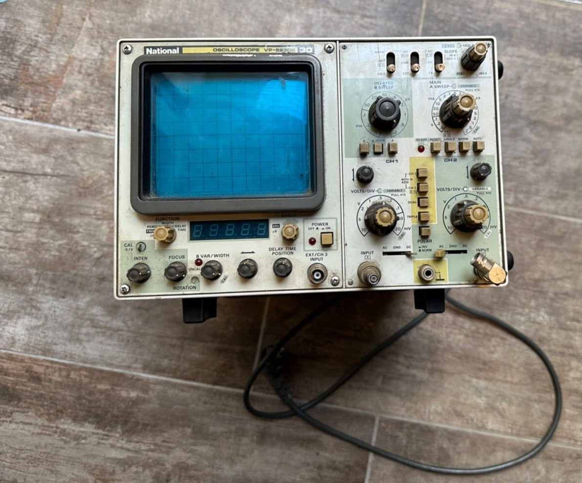 National Oscilloscope / Type: VP-5230K / Good Condition, Retro Goods