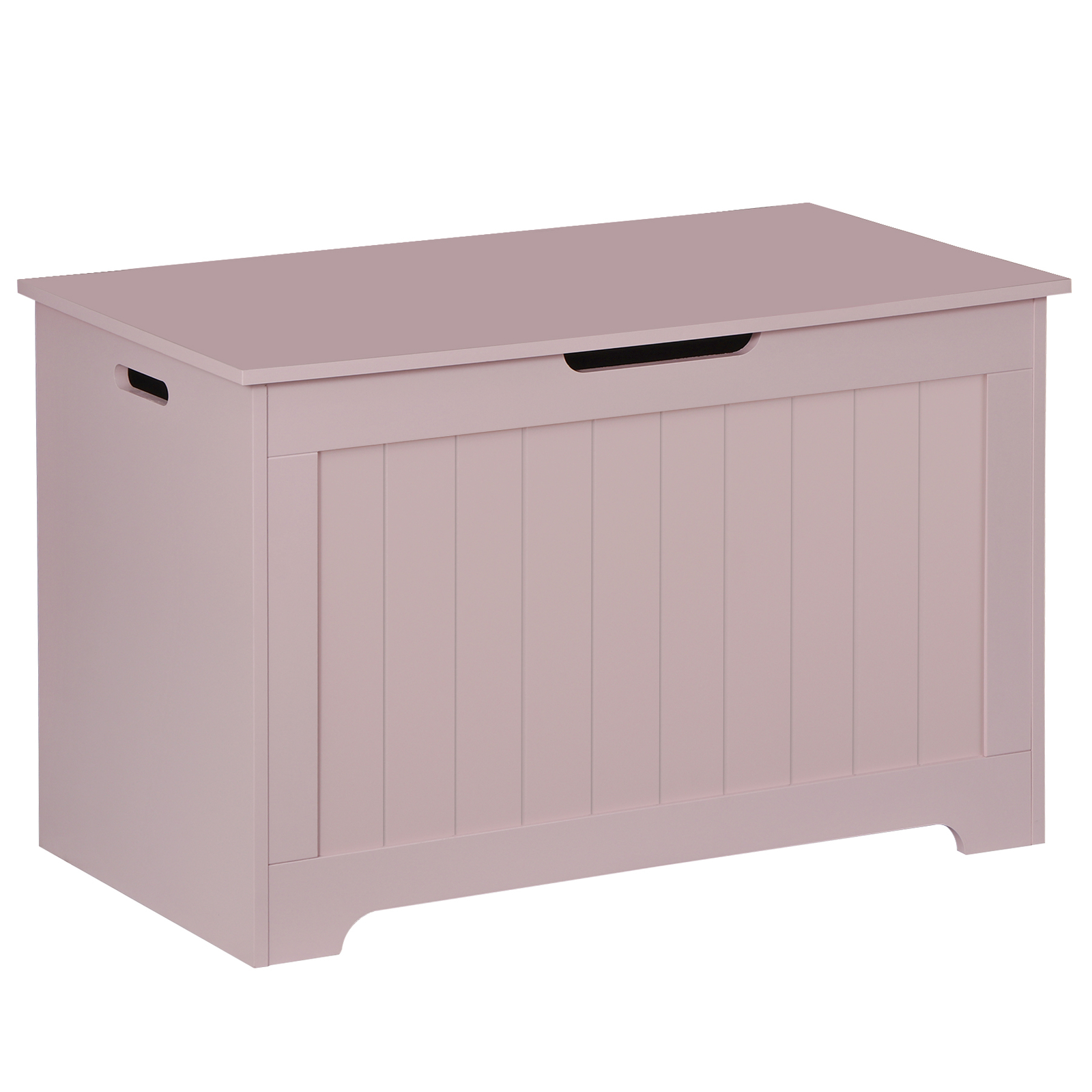 Wooden Toy Storage Chest Toy Organizer Entryway Storage Bench W/ Safty Hinge