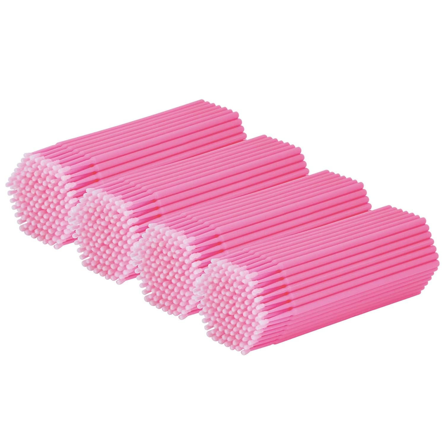 400PCS Micro Cotton Swabs, Disposable Eyelash Microswabs for Eyelash Extensions,