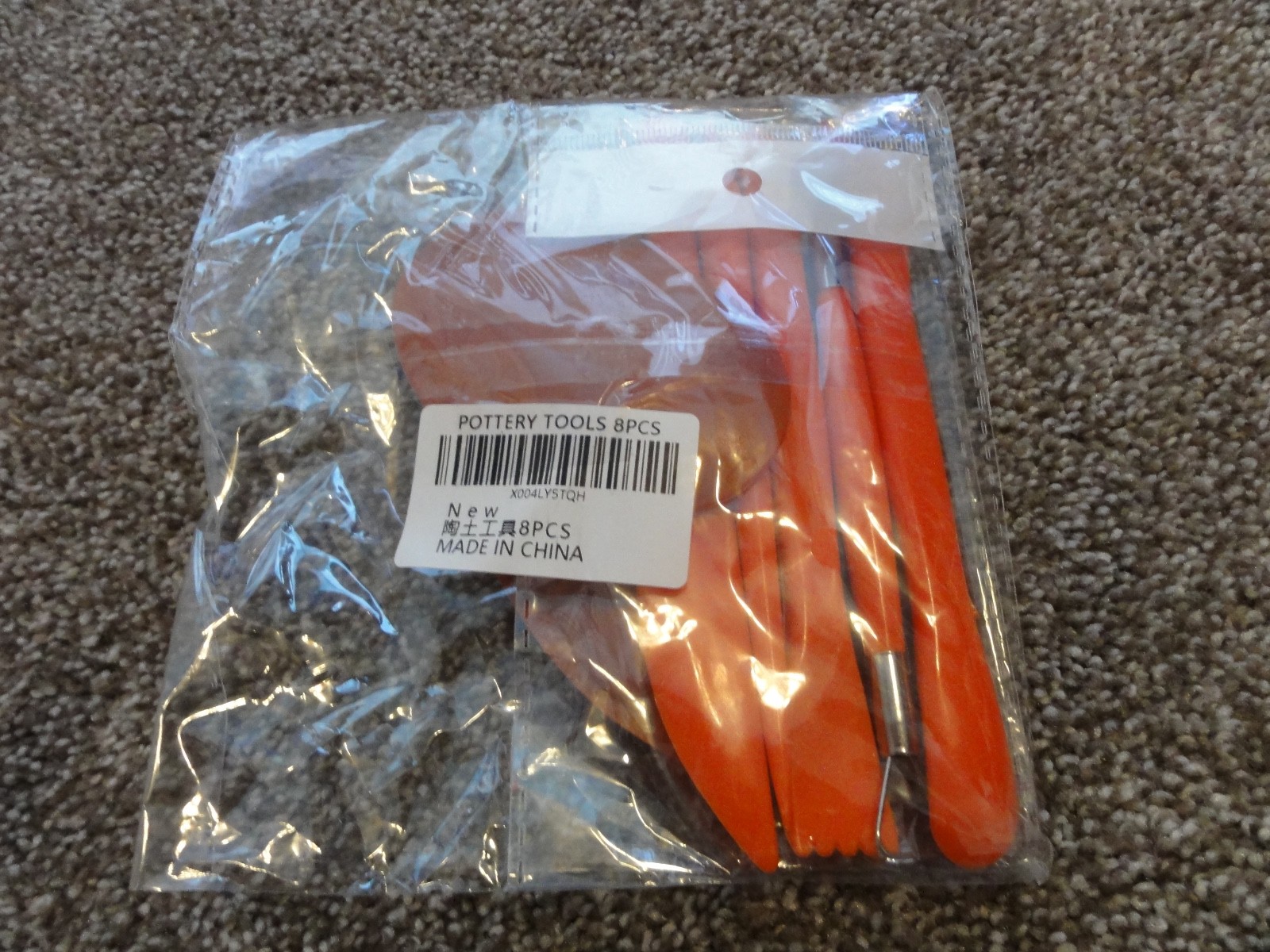 NEW 8 PIECE PLASTIC POTTERY TOOL KIT