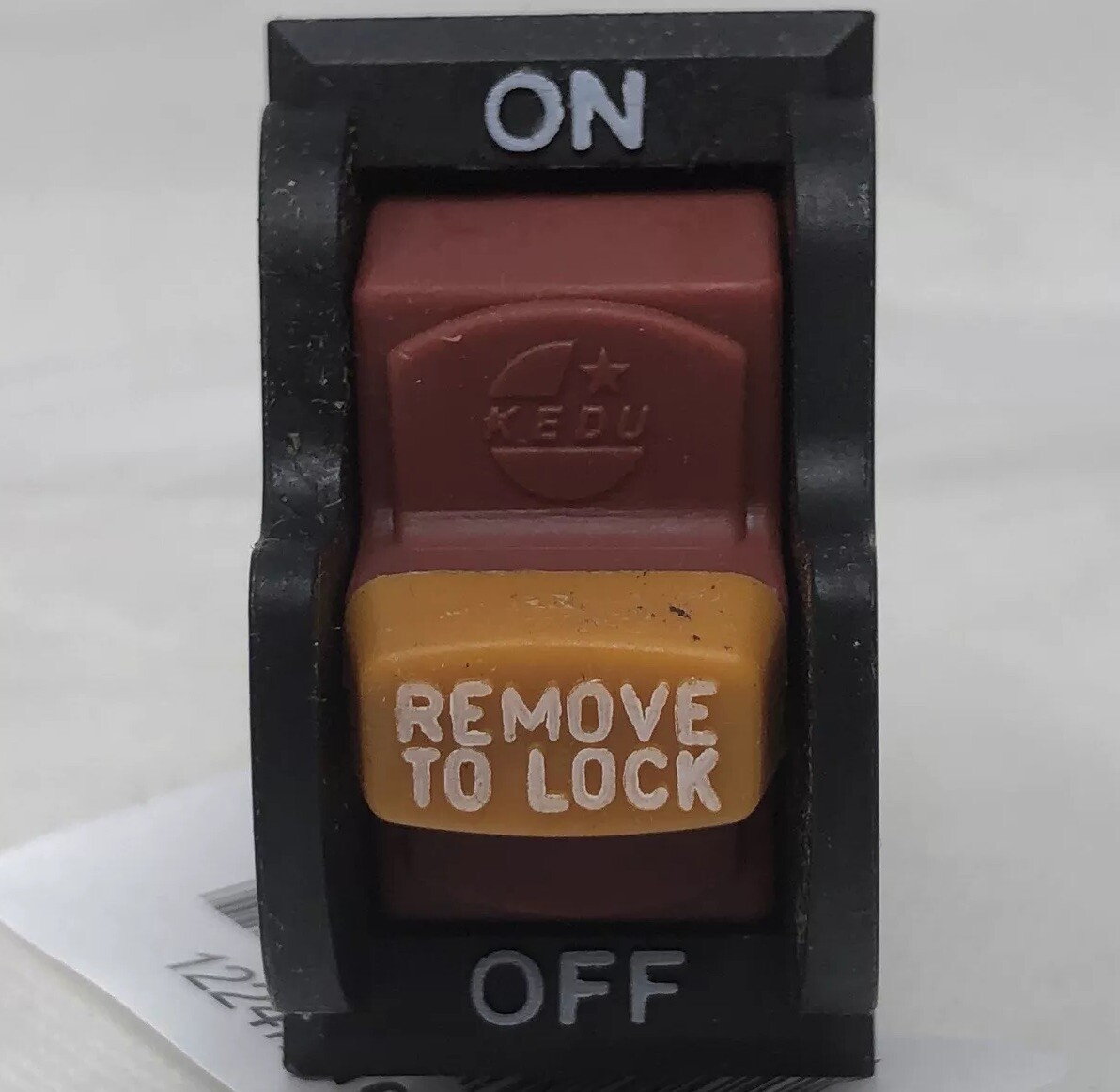 KEDU Remove To Lock 4 Pins Power On Off Toggle Switch 20/12A 125/250VAC