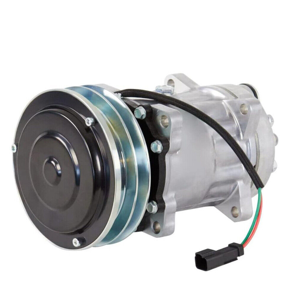 24V A/C Compressor Fits Caterpillar Tractor 106-5122,1065122, 3E1909