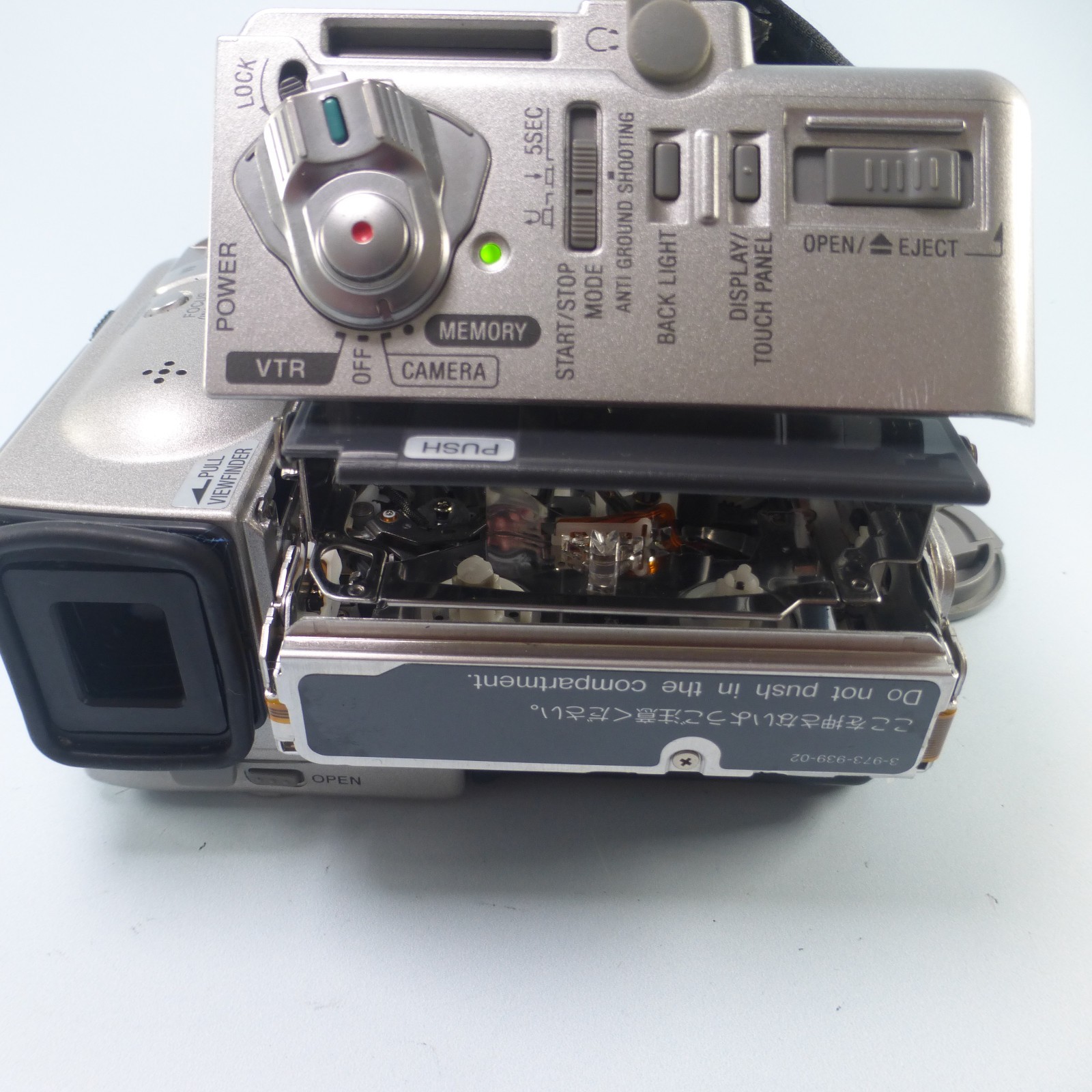 Sony Handycam DCR-PC3E Handheld MiniDV Camcorder Silver Tested