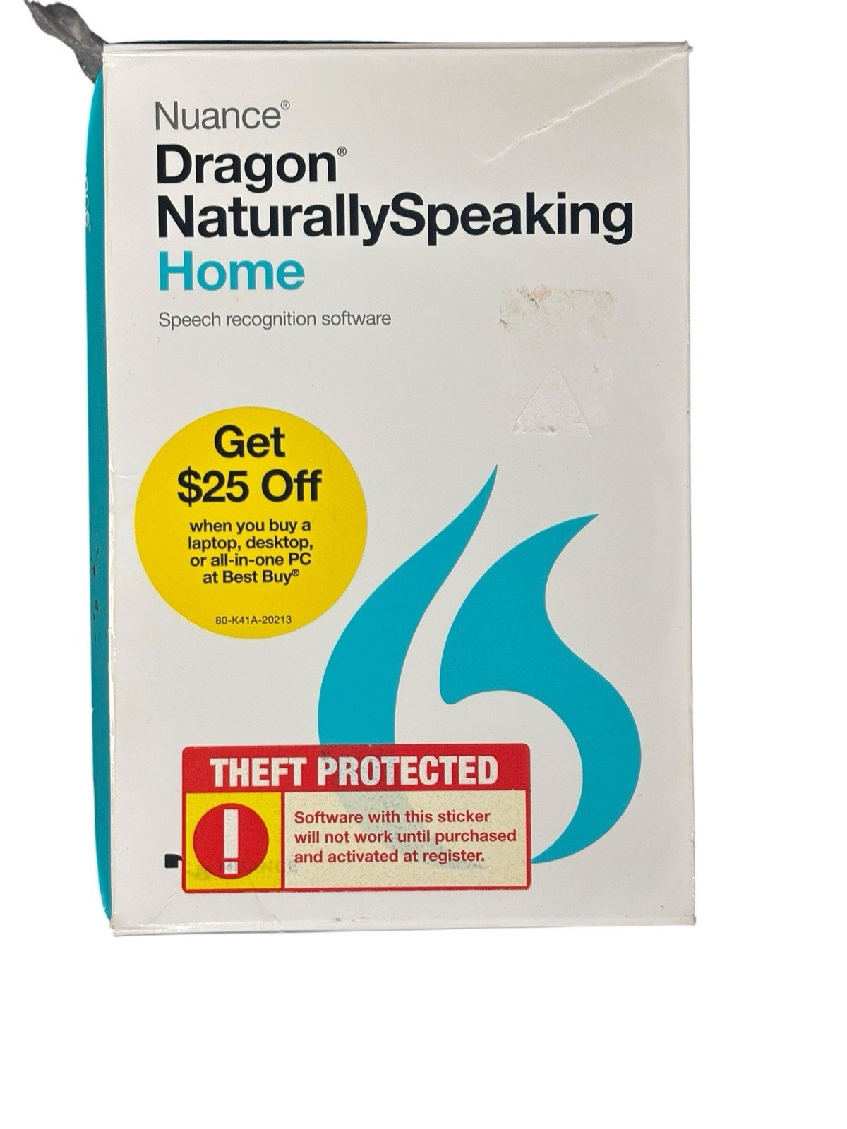 Nuance Dragon NaturallySpeaking Home 13 Speech Recognition Open Box