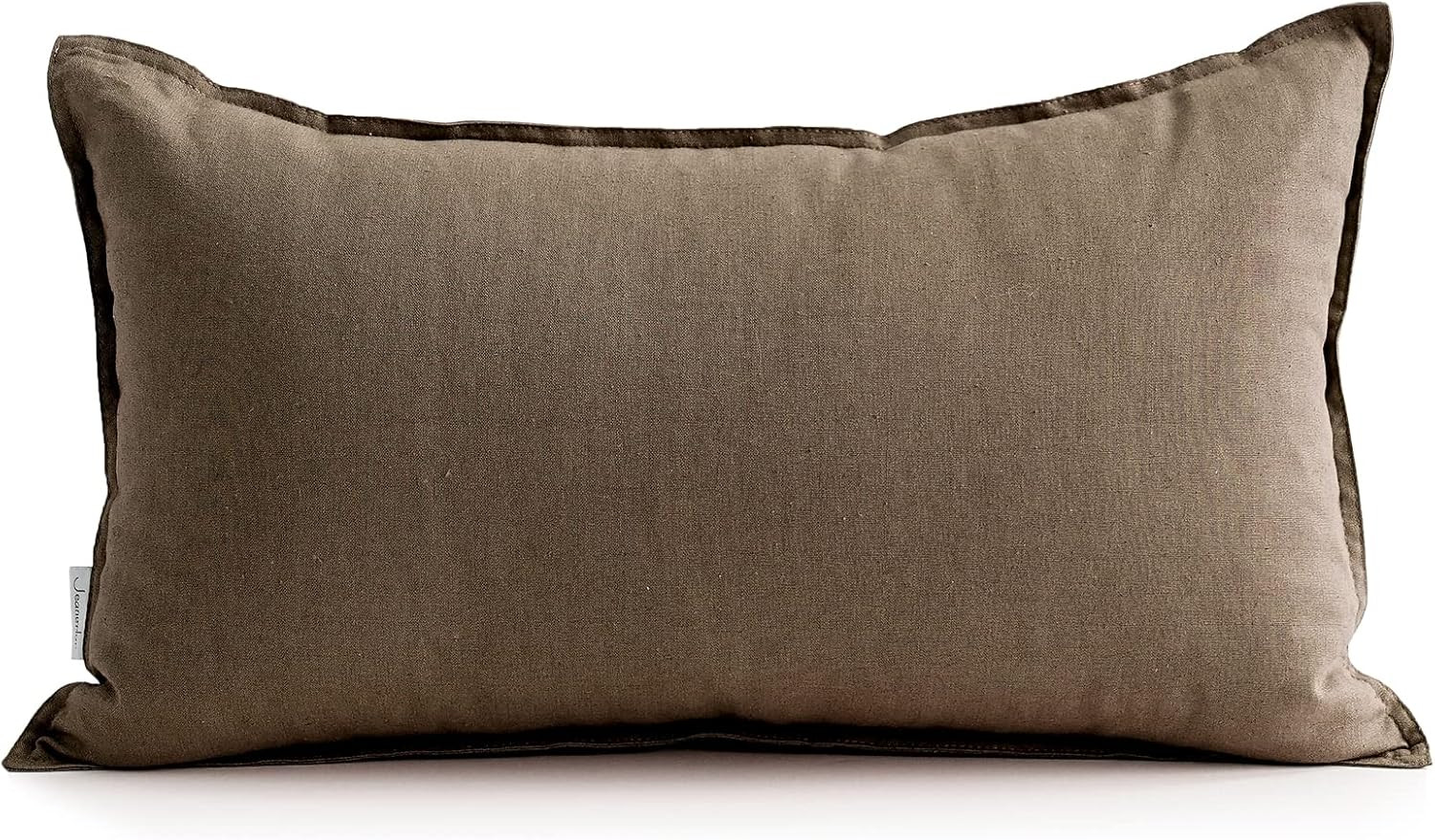 Cotton Linen Decorative 12"x20" Lumbar Throw Pillow Case Cushion Cover with Twin