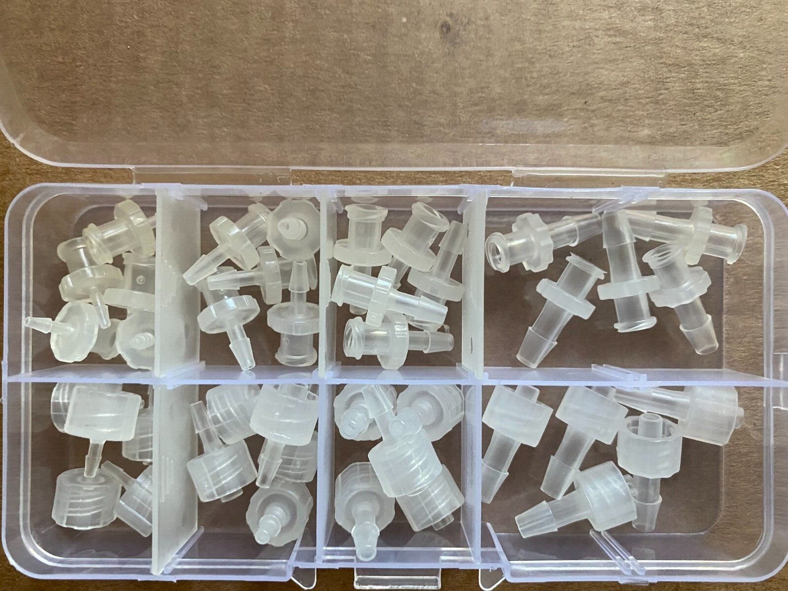 Luer Lock 1/16", 3/32", 1/8", 5/32" Male/Female for Tubing Connection 40 PCS