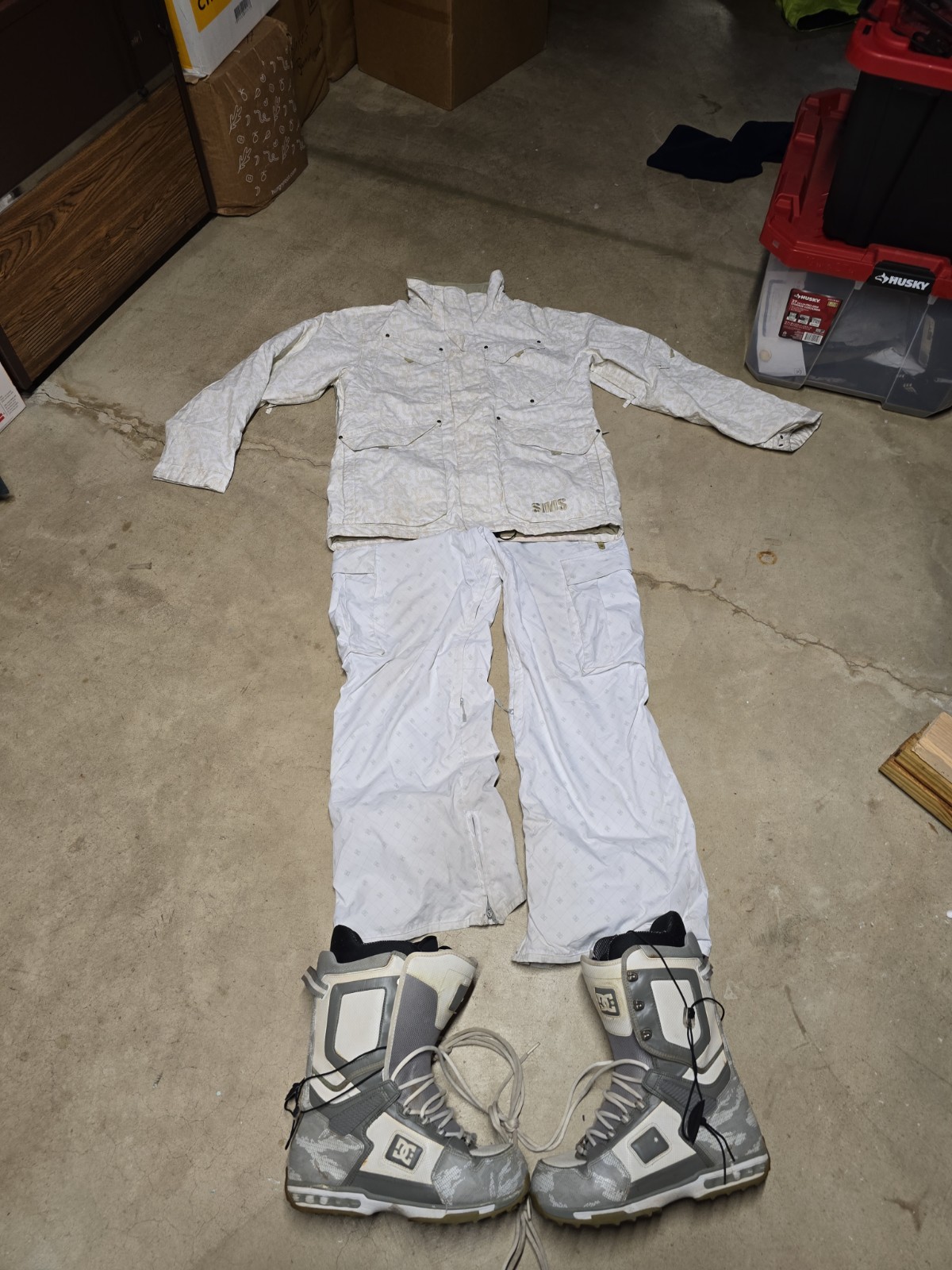 Adult Snowboarding  Jacket and Boots