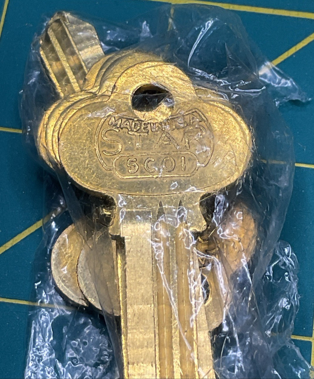 STAR 5C01 key blank vintage un-cut key  Locksmith