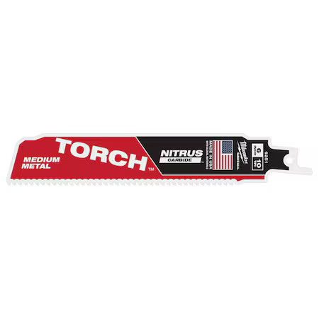 Milwaukee Tool 48-00-6251 6 In X 10 Tpi, Reciprocating Saw Blade, 1-Pk