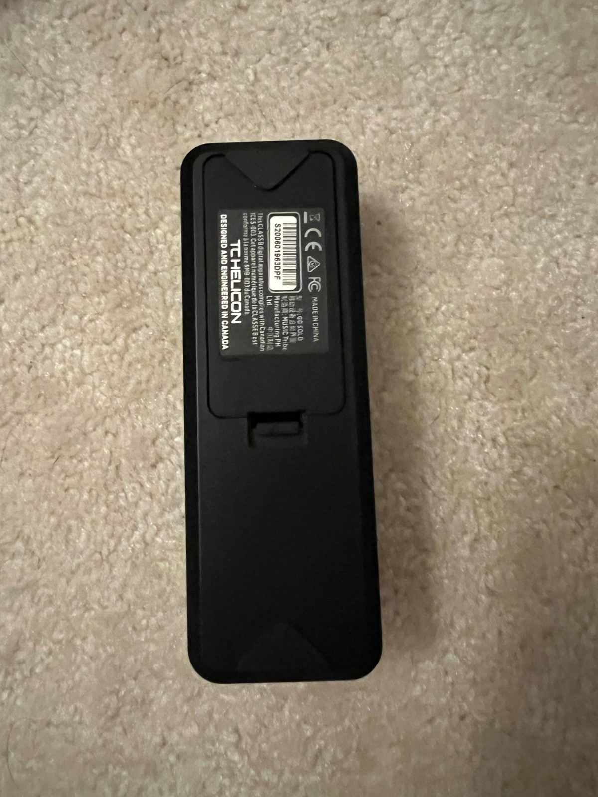 TC-Helicon GO SOLO Audio/MIDI Interface for mobile devices, incl. extra cable!