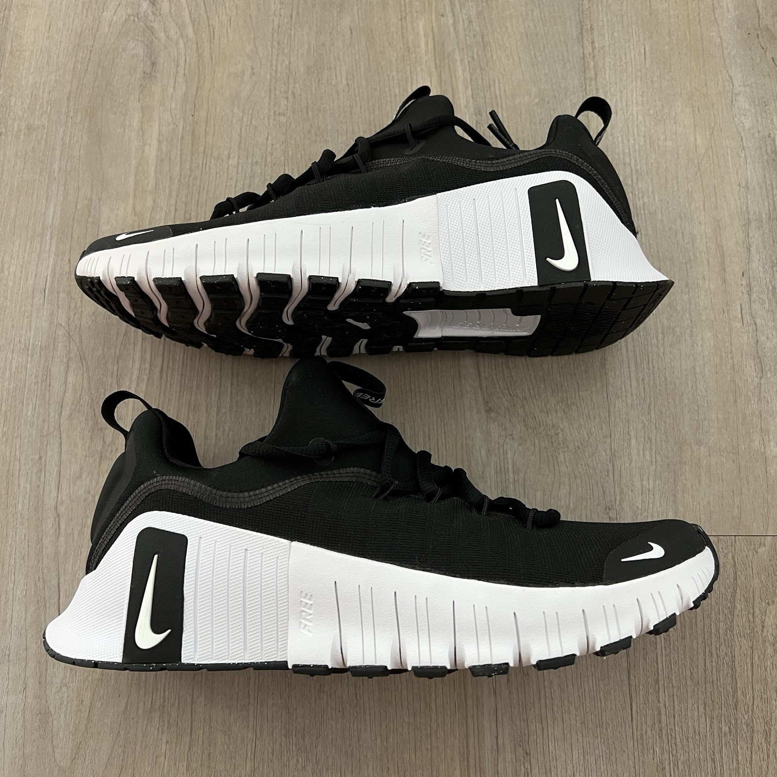 Nike Free Metcon 6 Black White W Train Workout FJ7126-001 Size 7 - 12 Women