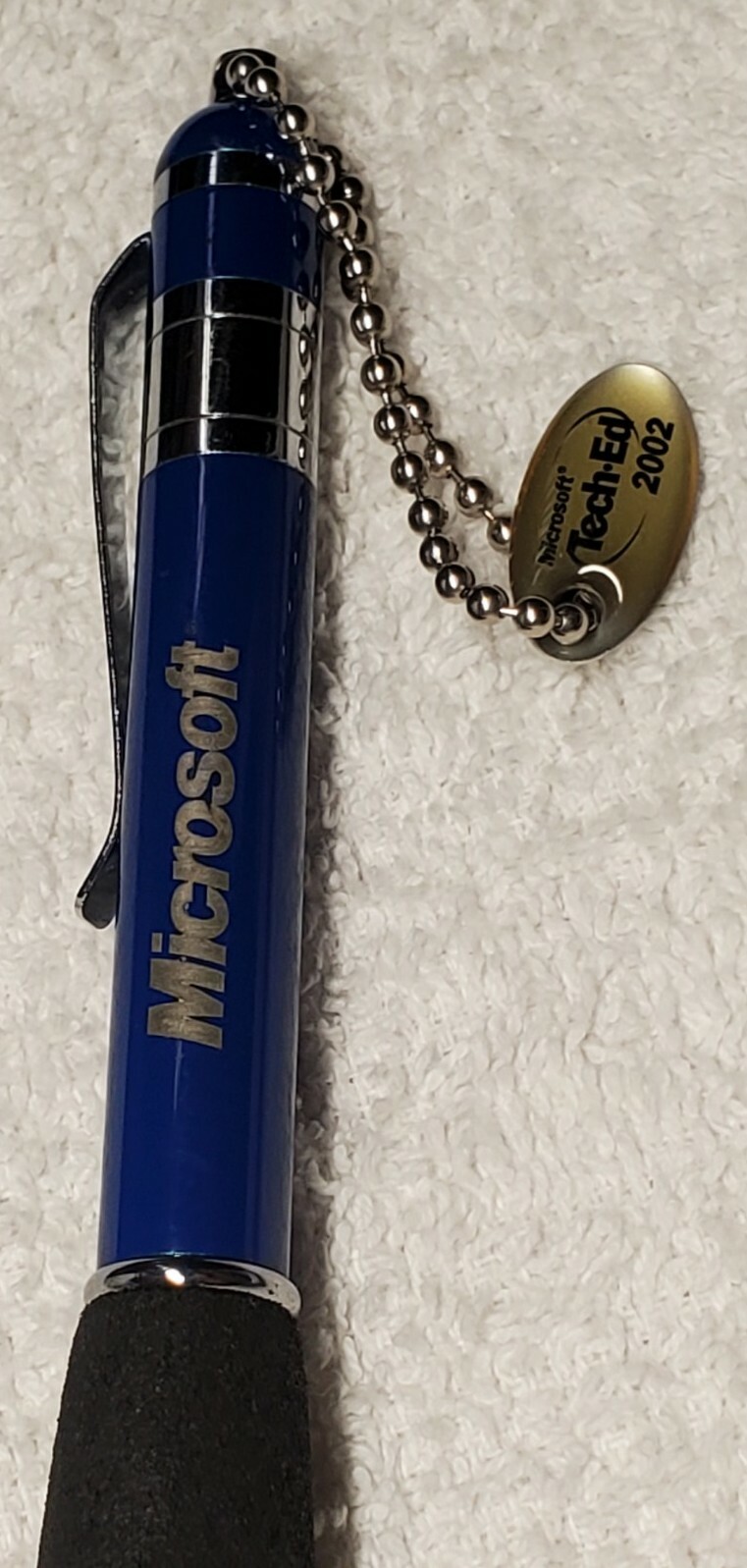 Vtg Microsoft Tech-Ed 2002 Promo Ad Basics Refillable Ink Pen Windows Technology