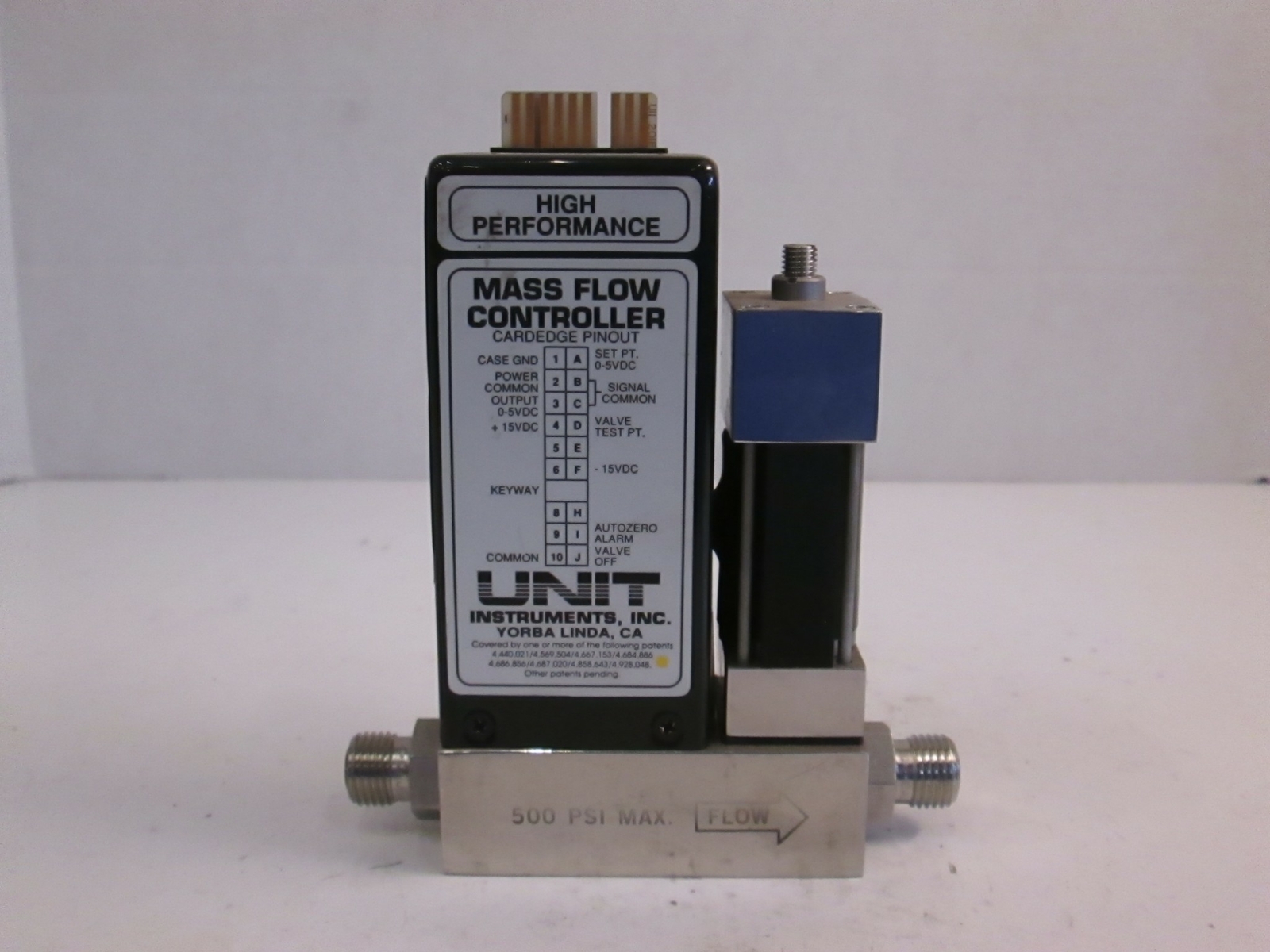 Unit UFC-1020 Mass Flow Controller MFC, 15%PH3/AR, 100 SCCM