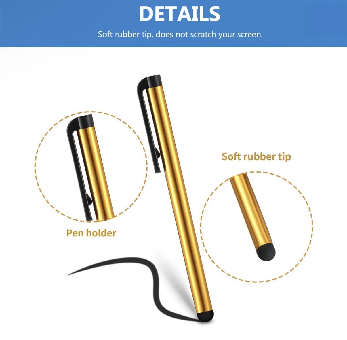 Stylus Pen [10 Pack] Universal Capacitive Touch Screen Pens for Tablets, iPad...