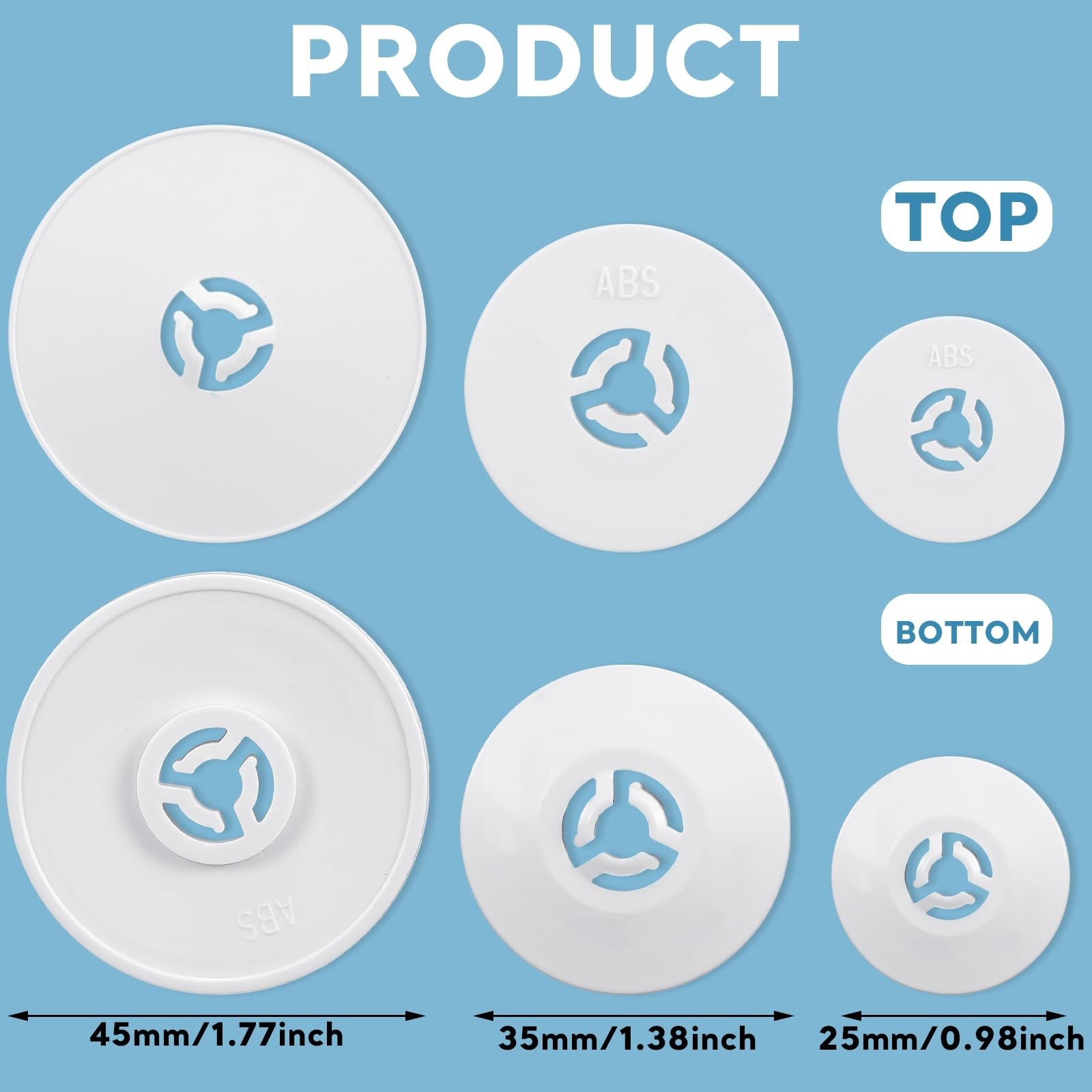 Riceshoot 15 Pcs Spool Cap Sewing Machine Pin Cap Small Medium Large Replacem...