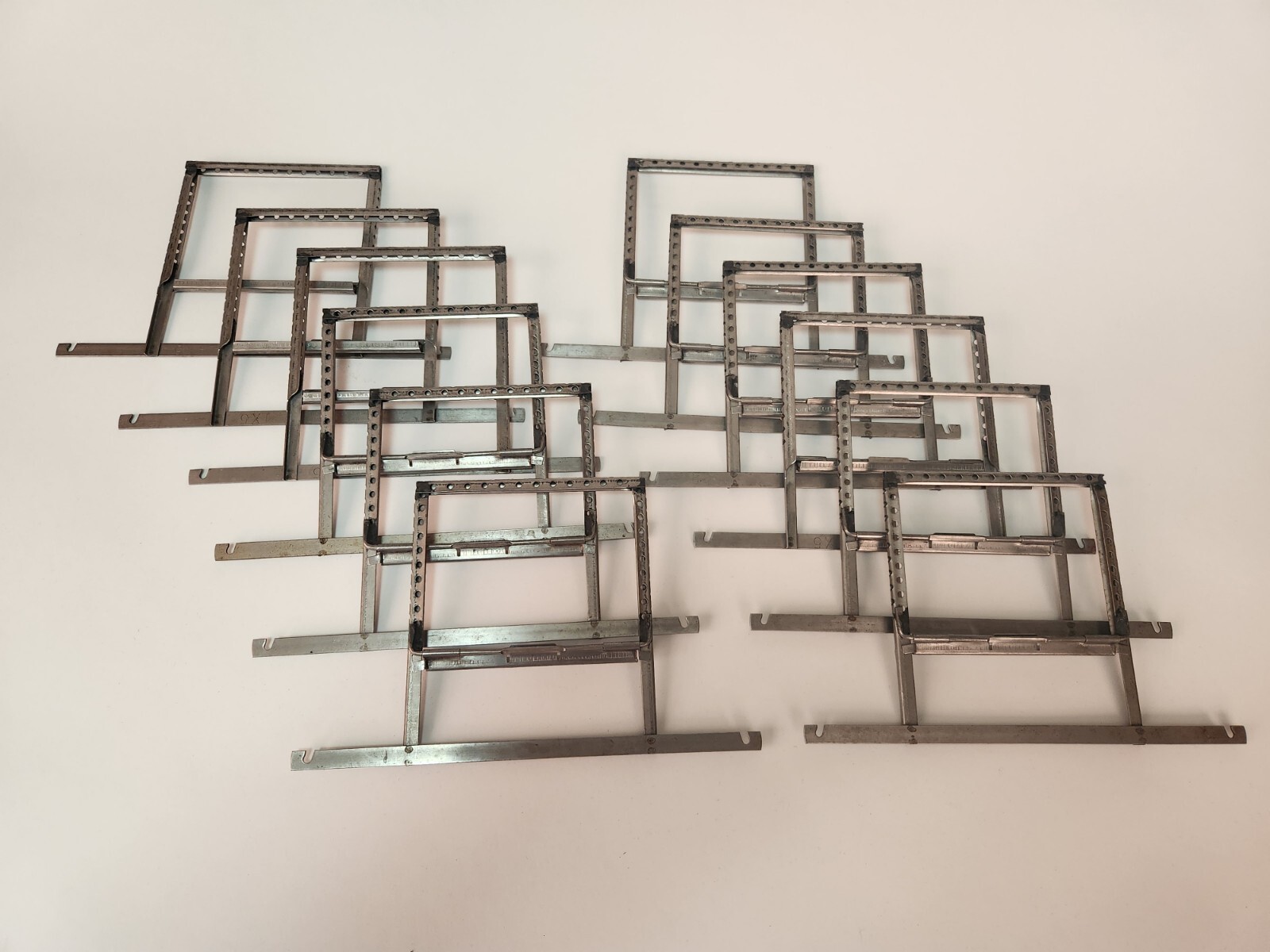 Lot of 12 Eastman Kodak Film and Plate Developing Hangers No. 4. Size 4 x 5 in.