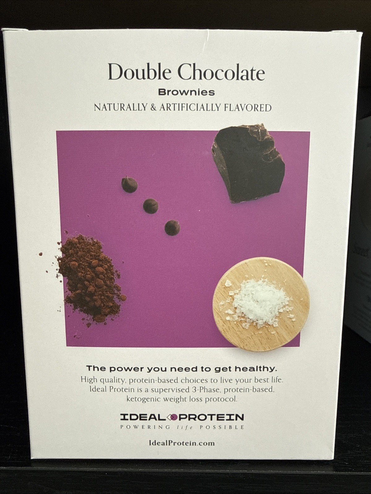 Ideal Protein Double Chocolate Brownies - 7 Packets - EXP 11/30/26 FREE SHIPPING