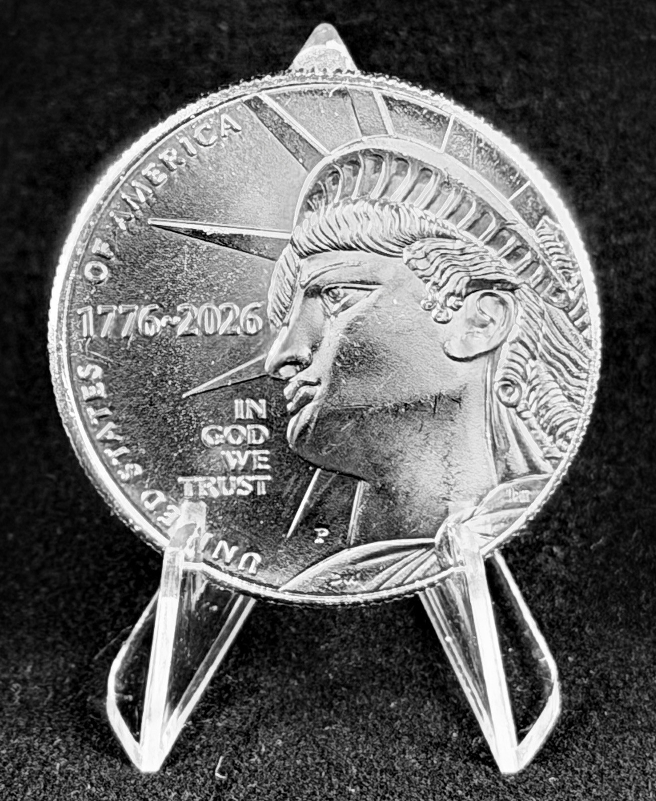 1st 2026 P Coin Semi quincentennial Die Chip Error FingersTorch BU First Find