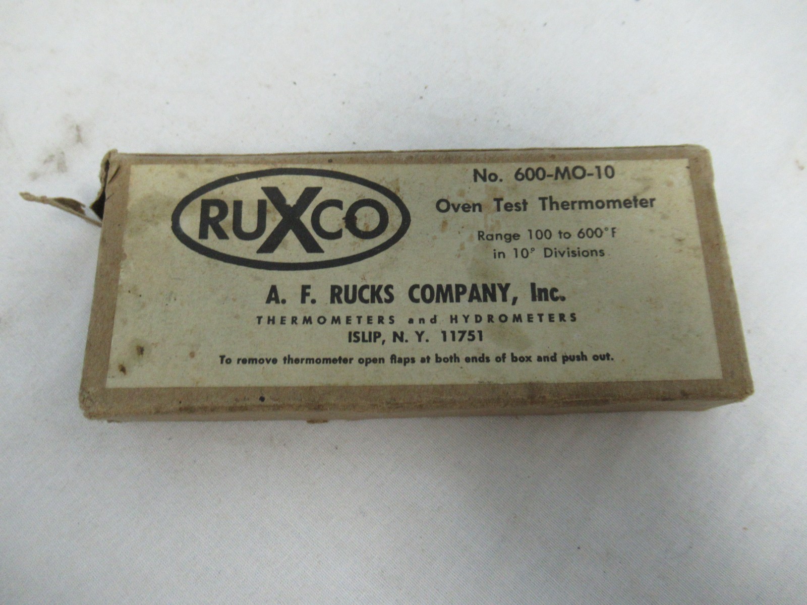 Ruxco Folding Oven Test Thermometer 600-MO-10 (TT)