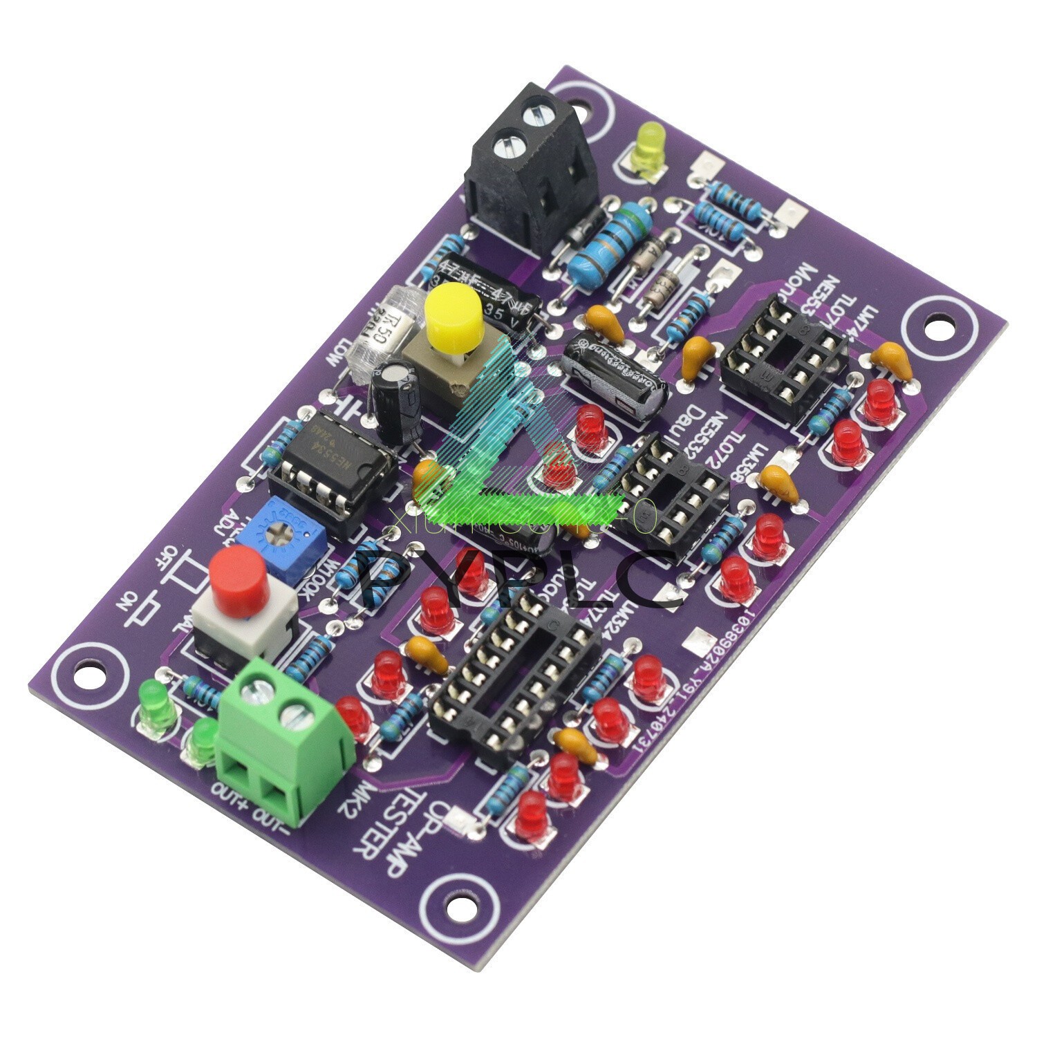 T2 Op Amps Op Amps Test Board Single Op Amps Dual / Quad Op Amps 200KHZ 10HZ