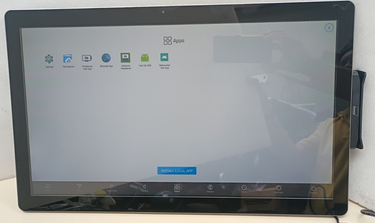 ELO 22" ESY22i1B I-Series Touch Screen All-in-one Droid computer FACTORY RESET