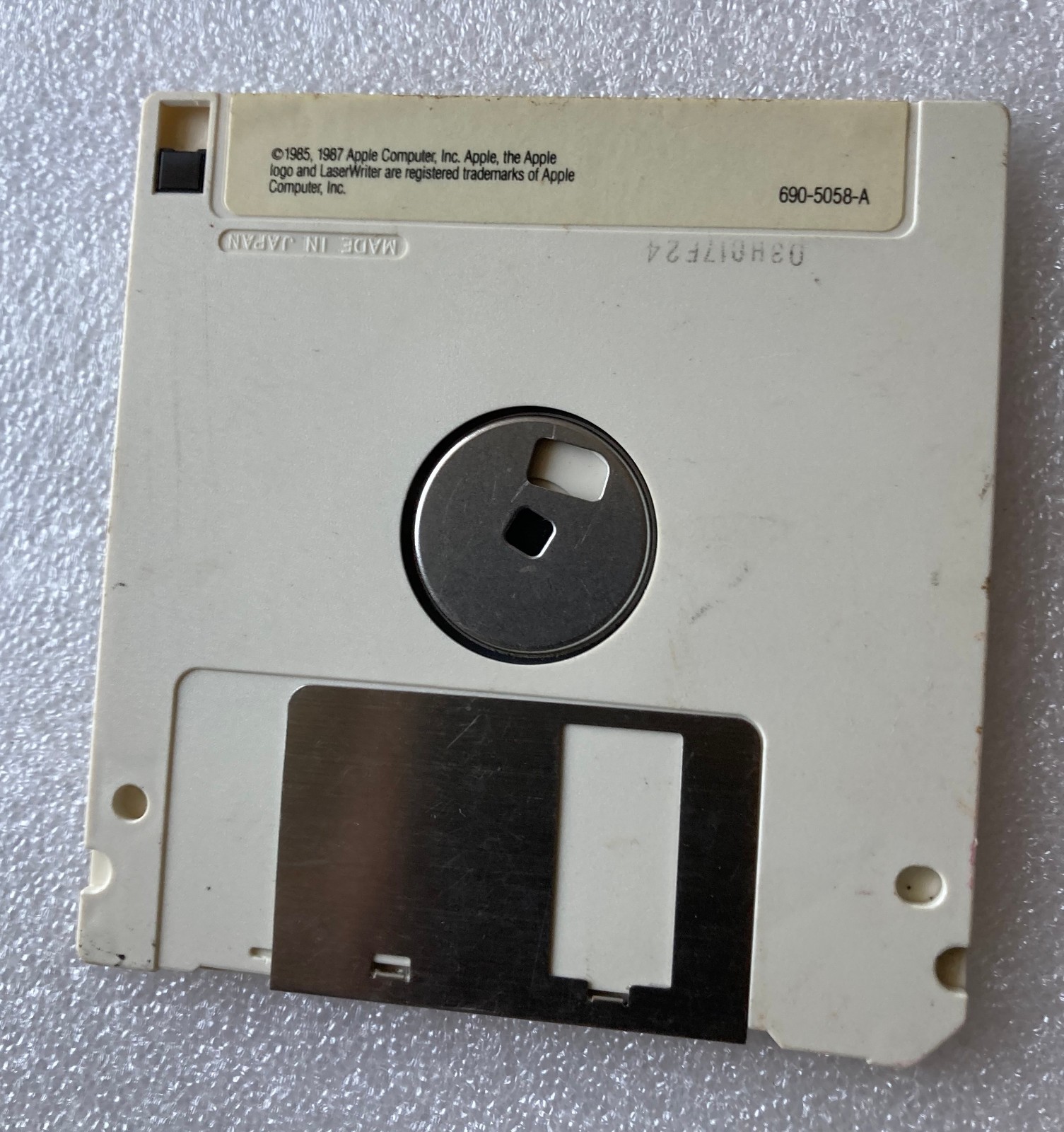 Vintage APPLE Printer Installation Disk 1987