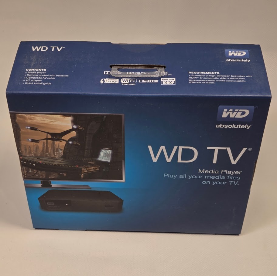 Western Digital WD TV Media Player New in Box (SD2)
