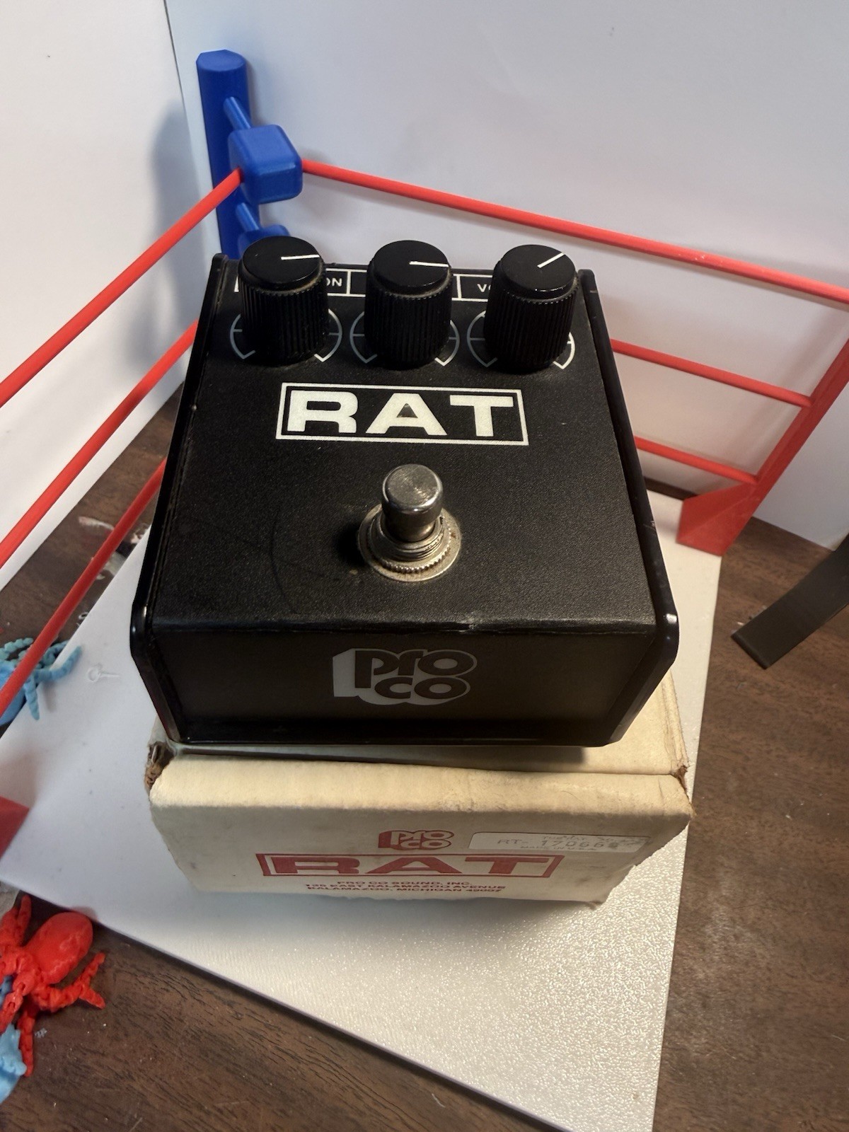 Proco Rat2 Made In USA LM308N 90s Flat Silver Screw US Seller Vintage Distortion