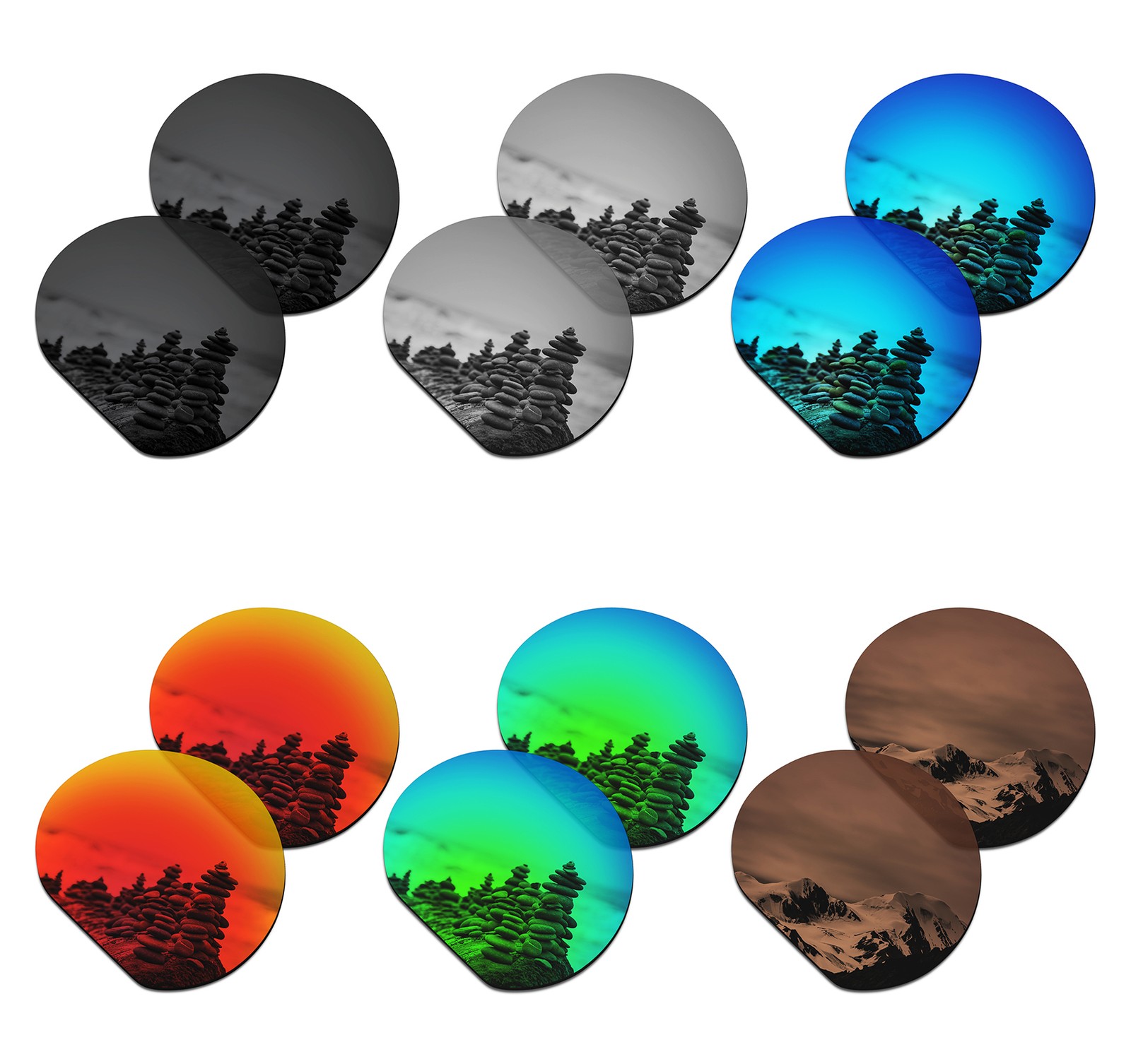 SmartVLT Polarized Replacement Lenses for-Oakley Clifden OO9440 Sunglass-Multi