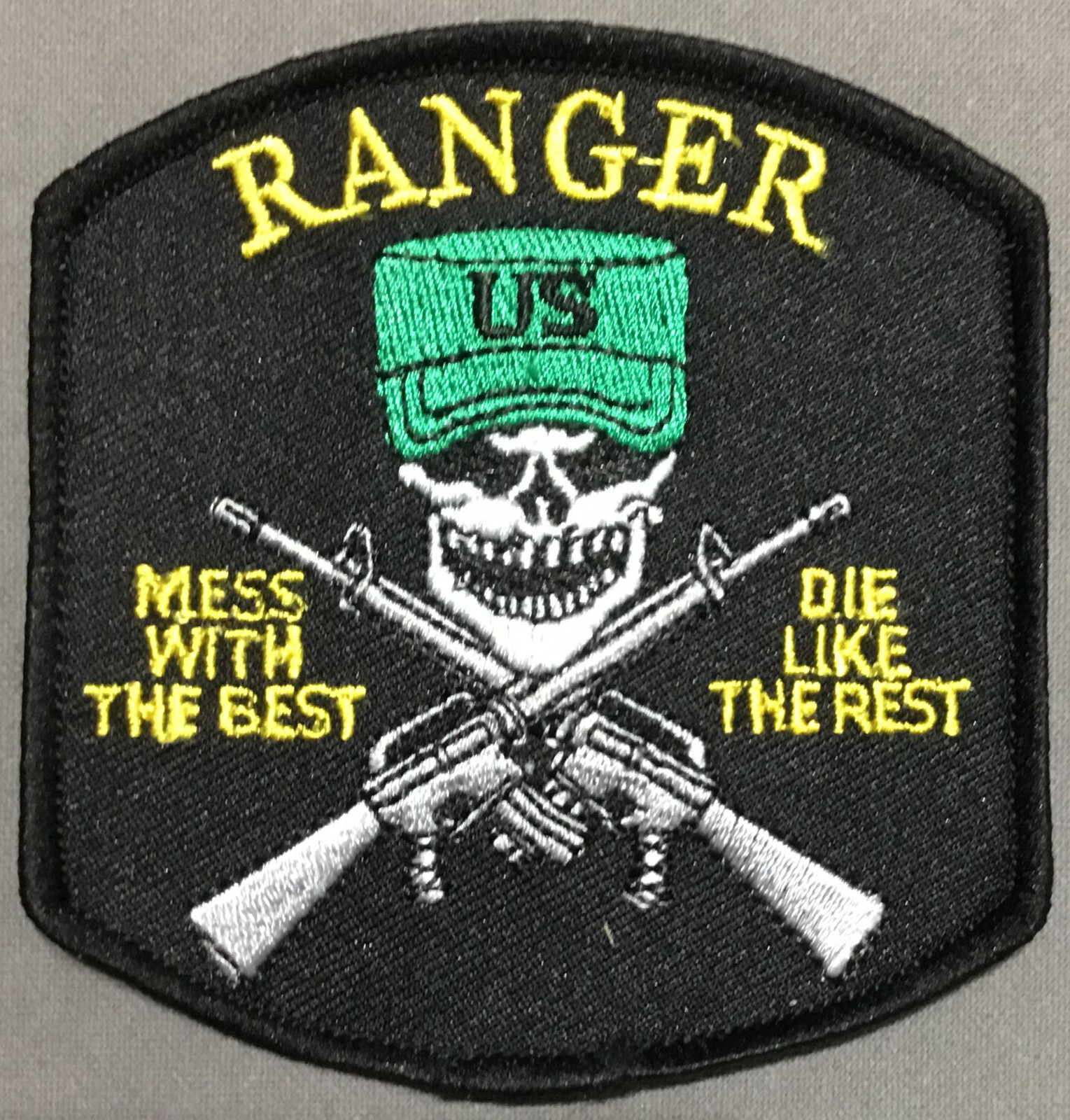 Ranger patch Mess With the Best 3.25" x 3.25"   SPECIAL PURCHASE   SHOWROOM SALE