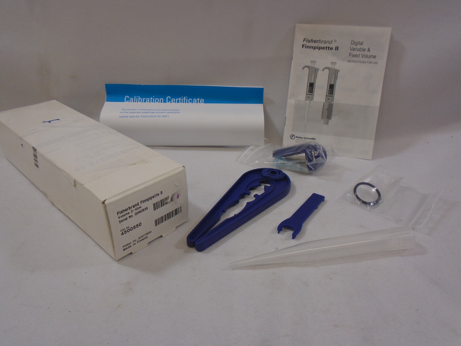 *NEW* THERMO FISHER SCIENTIFIC/FISHERBRAND FINNPIPETTE II 4500500 VOLUME 2 10ml