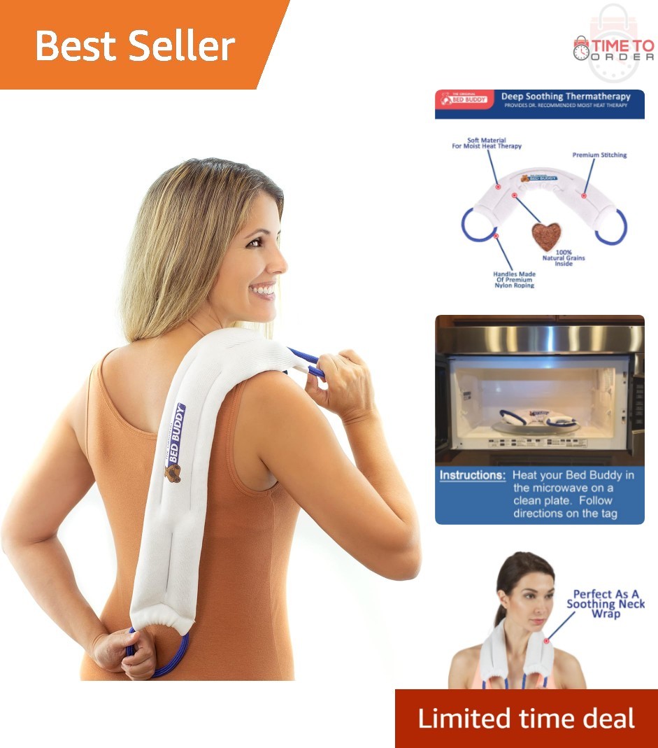 Heat Pad Neck Wrap Microwaveable Reusable Moist Heat Cold Pack for Pain