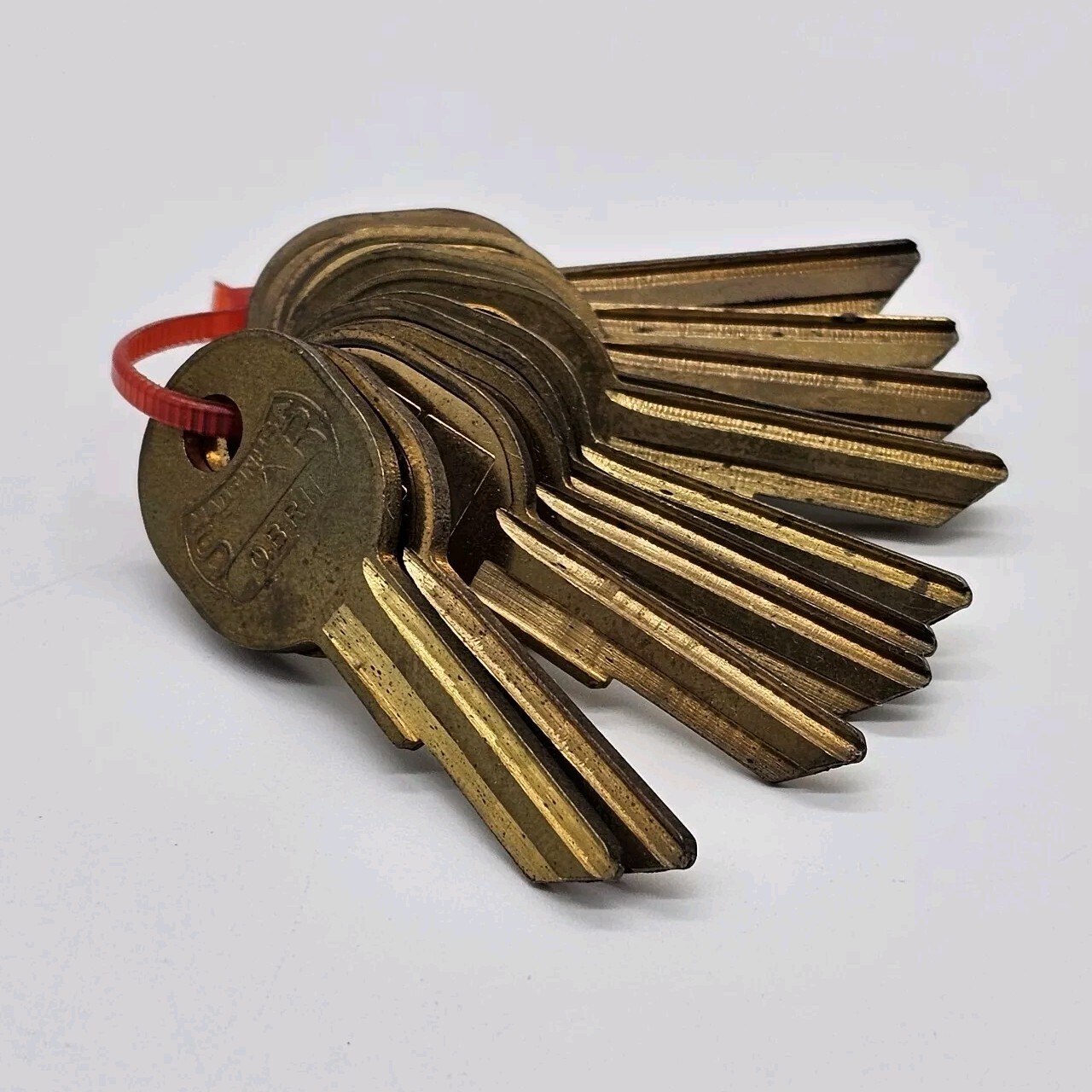 Star OBR11 Key Blanks Lot of 11 Locksmith Model RA3 - Brass Uncut Keys