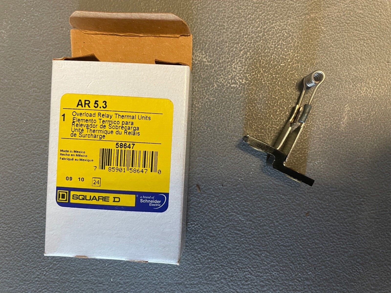 Lot of Two Square D AR5.3 Overload Relay Thermal Unit 58647 ~NEW~