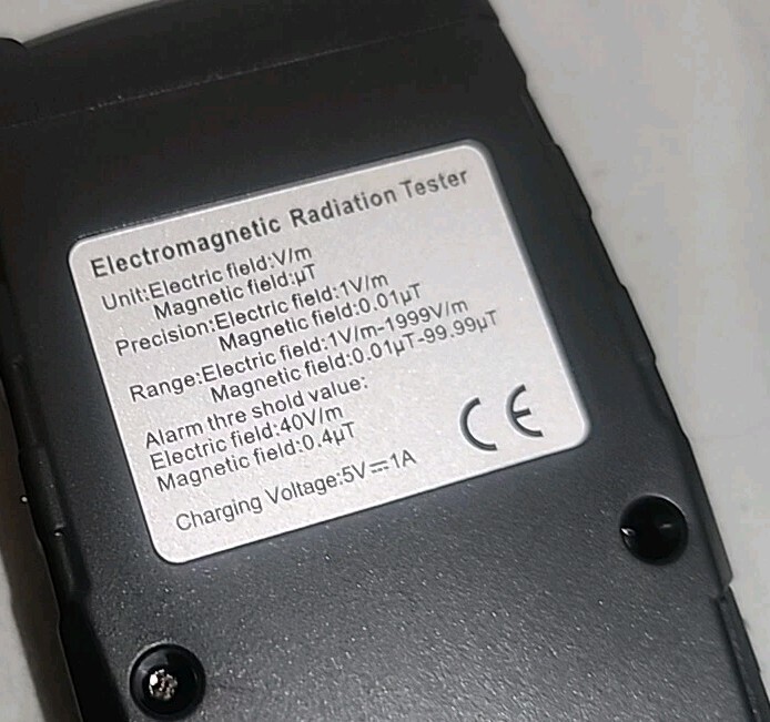 ERICKHILL EMF Meter Rechargeable Digital Electromagnetic Field Radiation Dete...