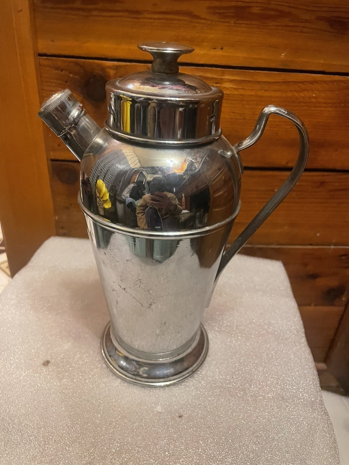 Art Deco Sheffield Silver Plate Cocktail Shaker
