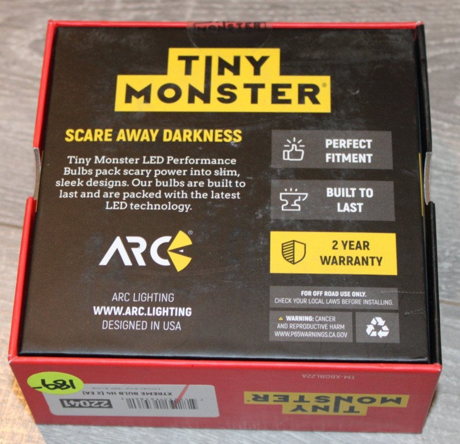 Arc Lighting TINY MONSTER 22041 Xtreme Series H4 LED Light