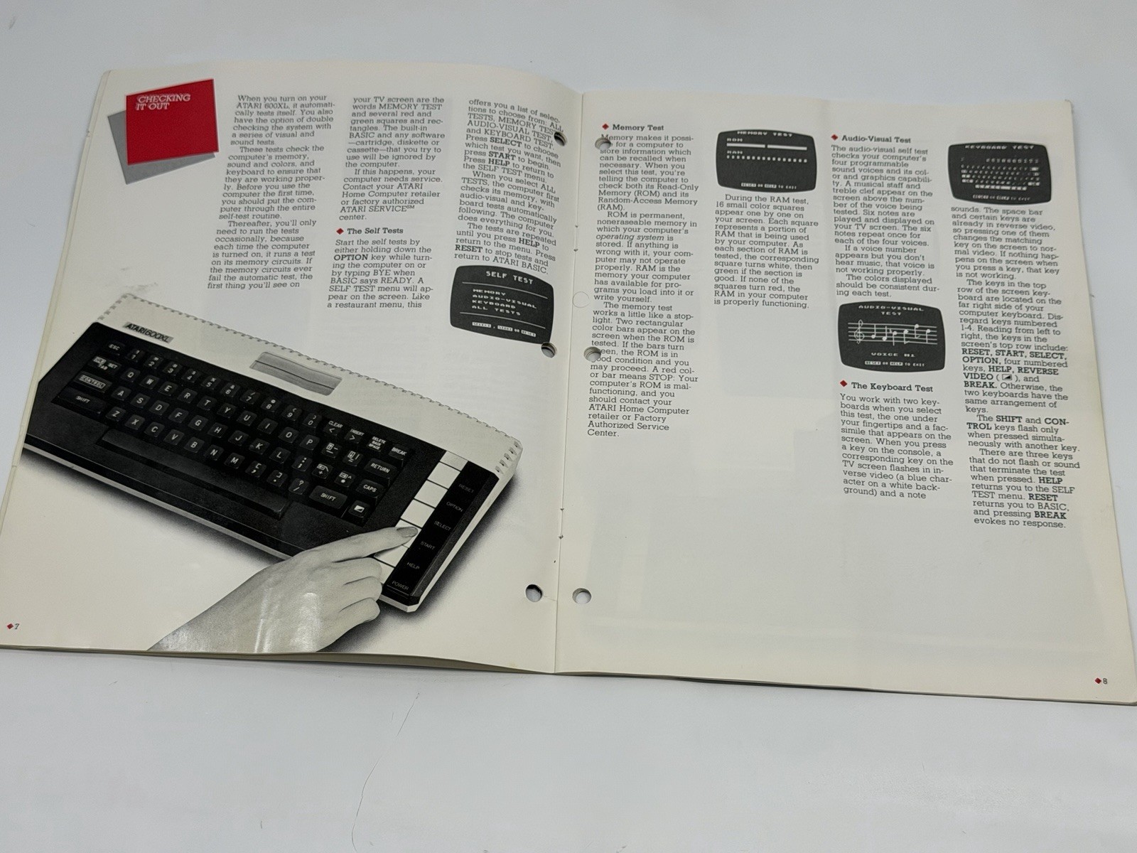 Atari Computer 600XL Owners Manual Catalogue