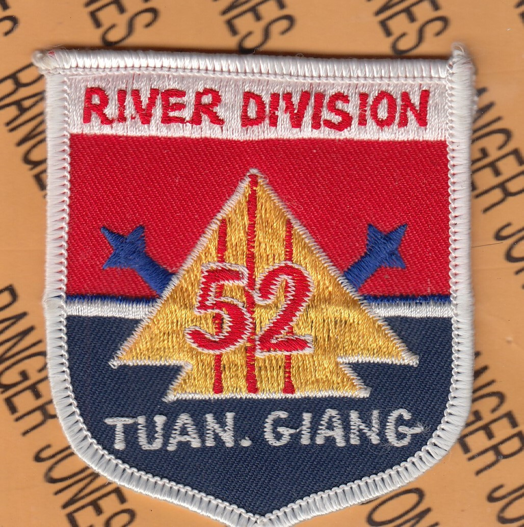 USN Navy 52nd River Assault Division ~3.25" patch m/e