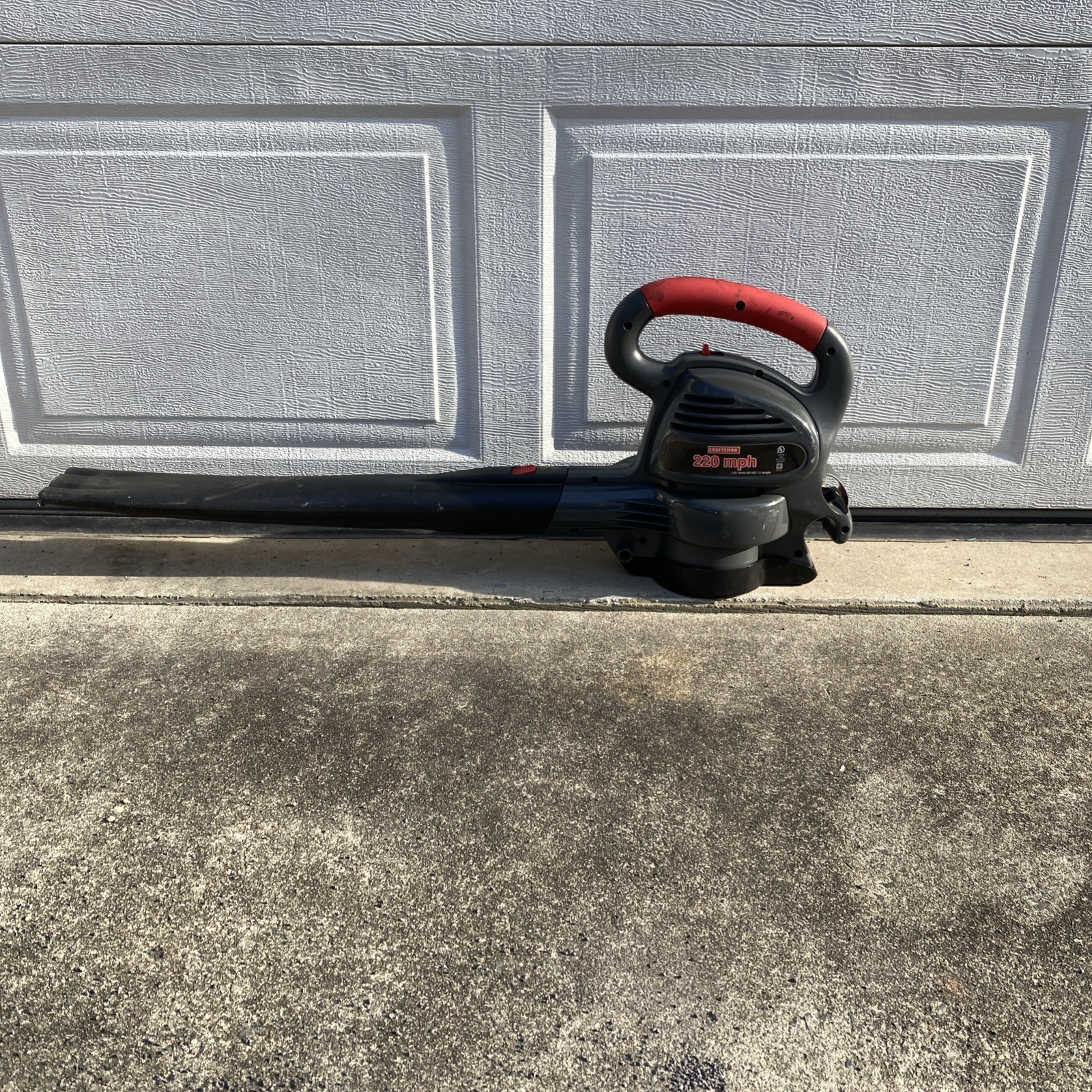 Craftsman 220 Mph Electric Lead Blower 120 Volts 60 HZ 12 Amps ONLY ENGINE