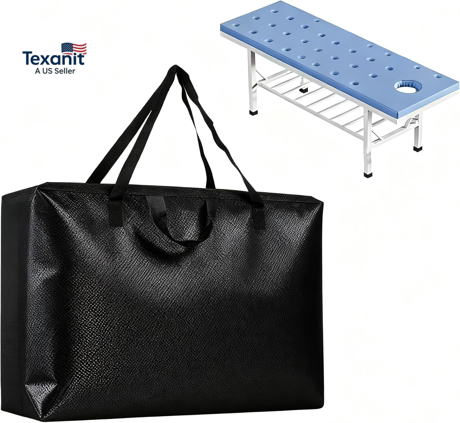 Upgrade Massage Tables Bag, 28-37 Inch Portable Spa Bed Lightweight Bag, Physica